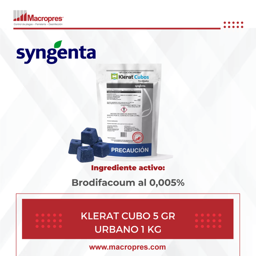 [SYNG-28] KLERAT CUBO 5 GR URBANO 1 KG 