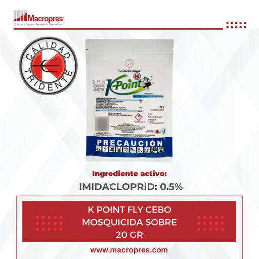 K-POINT FLY CEBO MOSQUICIDA SOBRE 20 GR