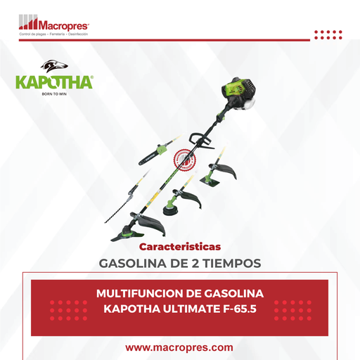 MULTIFUNCION DE GASOLINA KAPOTHA ULTIMATE F-65.5